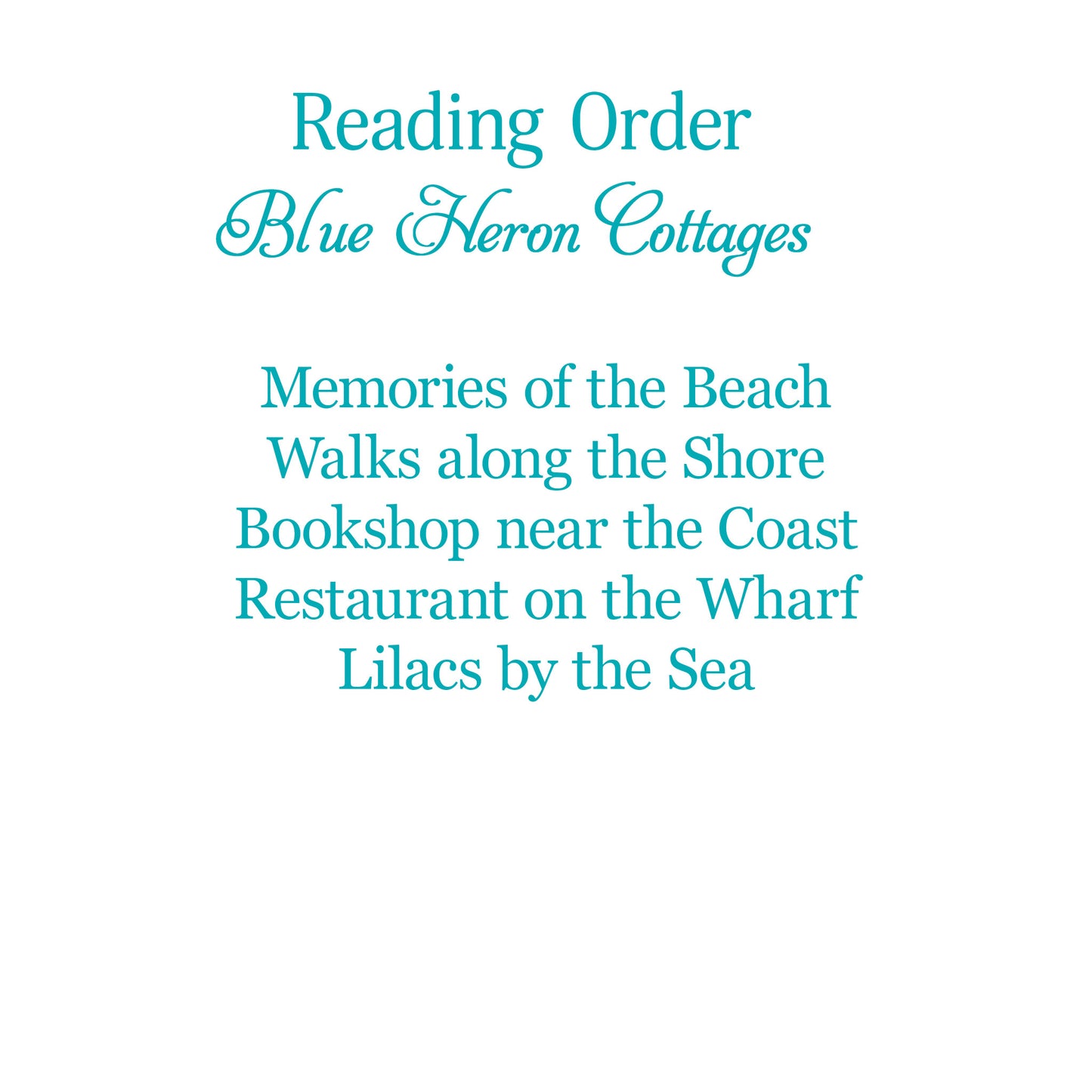 Blue Heron Cottages Books 1-5 Print Bundle (Paperbacks)