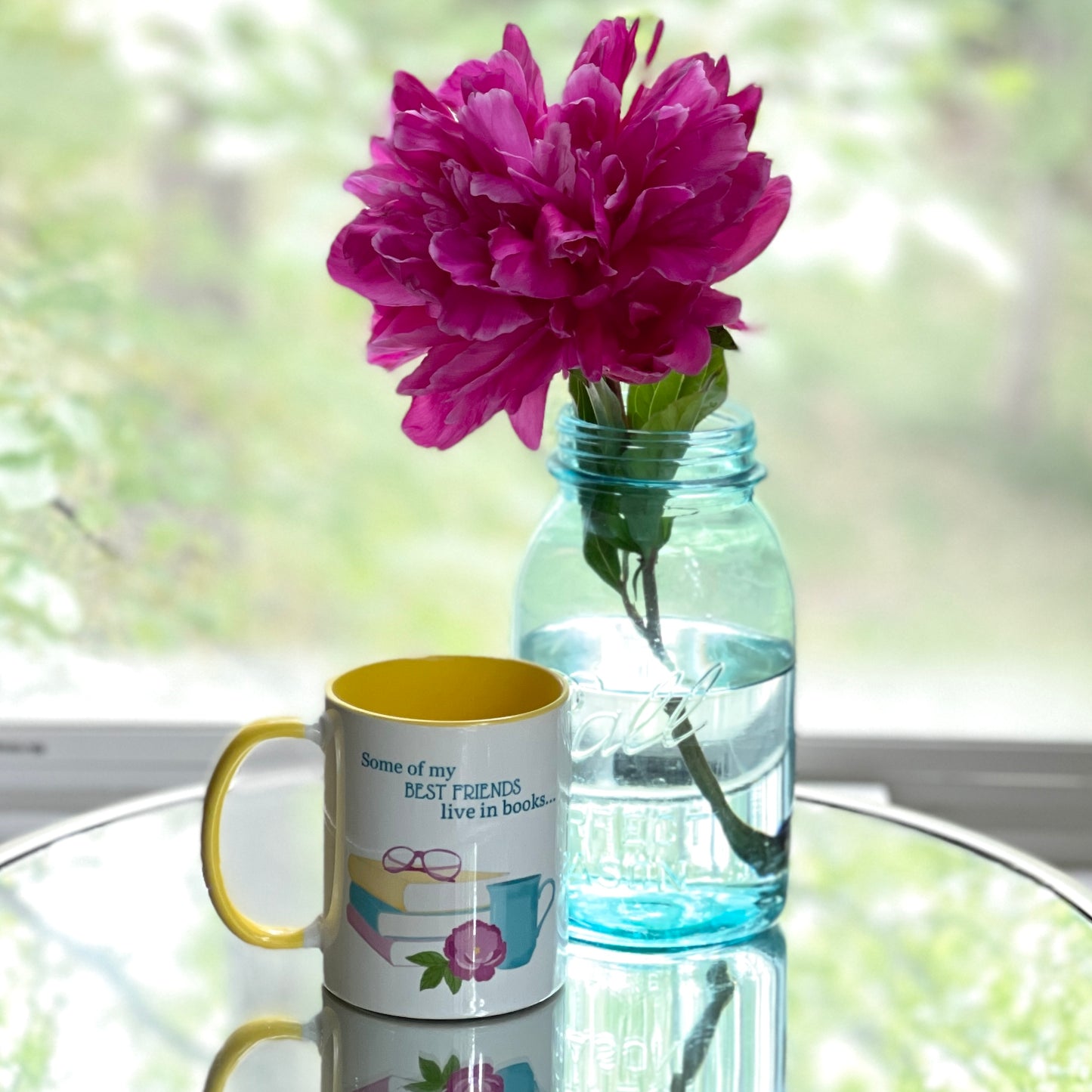 Best Friends Mug-Yellow Inside