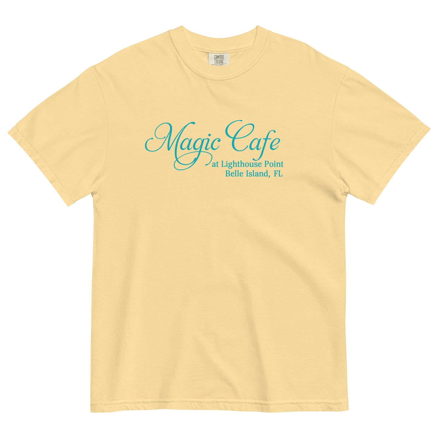 Unisex garment-dyed heavyweight t-shirt - Magic Cafe