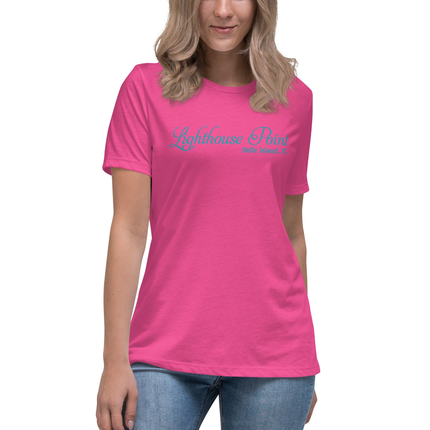 Women's Relaxed T-Shirt - Lighthouse Point