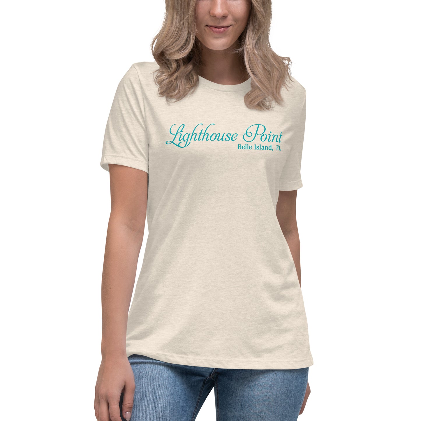 Women's Relaxed T-Shirt - Lighthouse Point