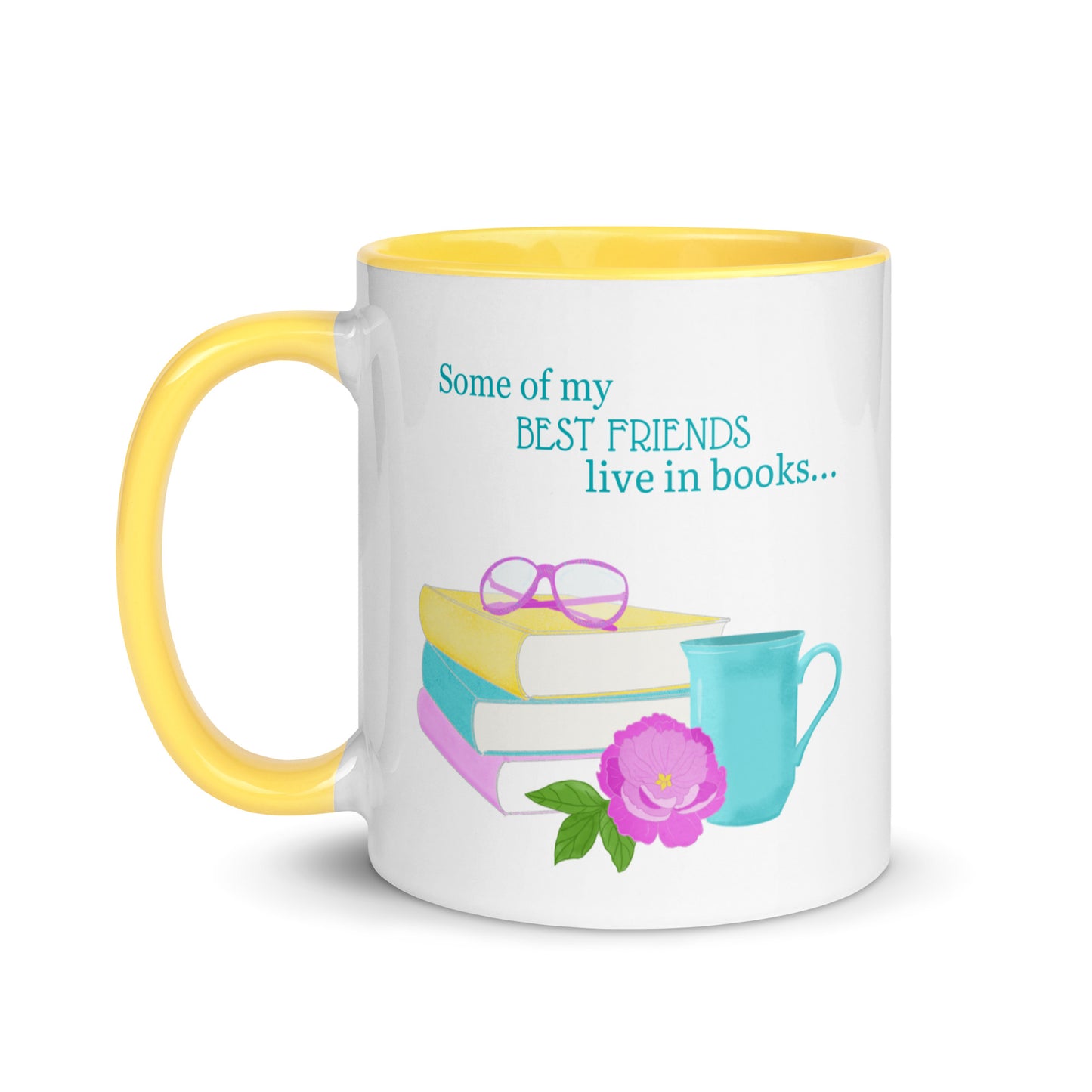 Best Friends Mug-Yellow Inside