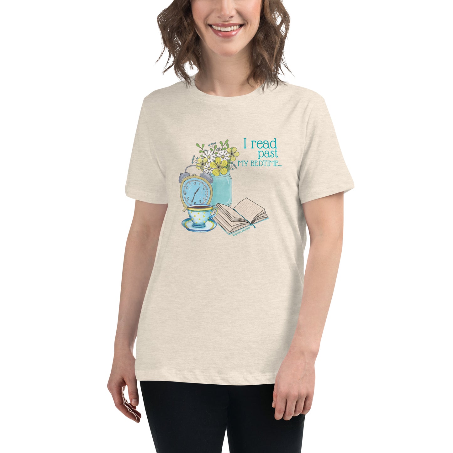 Women's Relaxed T-Shirt - I read past my bedtime