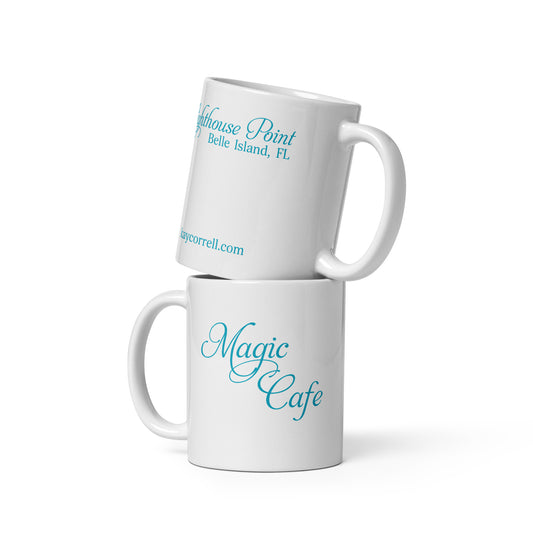 White mug - Magic Cafe